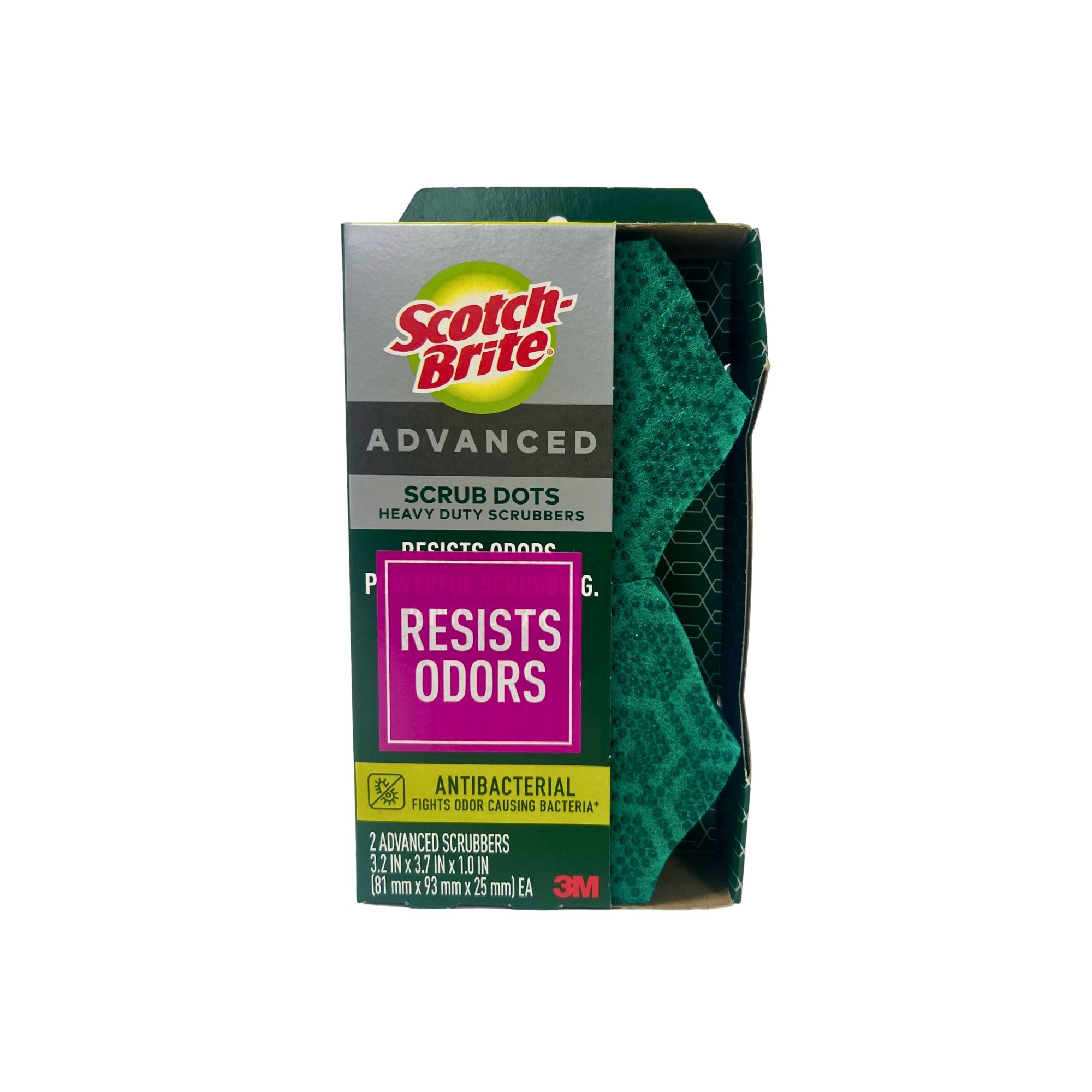 Scotch-Brite Advanced Heavy Duty Scrubbers 2pc